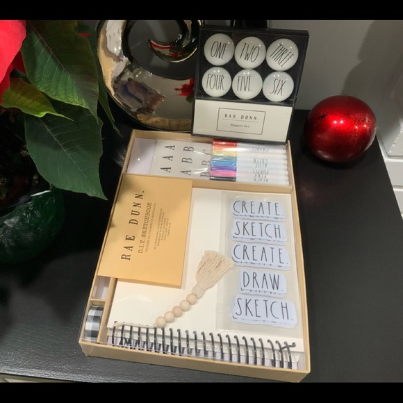RAE DUNN SKETCH PAD & MAGNET SET - Picture 1 of 3